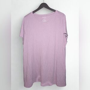 Torrid Classic Fit Tee Lavender Purple Size 3X